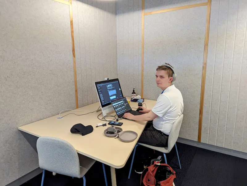 Digital marketing workspace showing data analysis and campaign optimisation tools